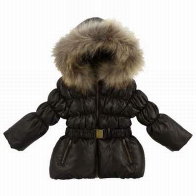 doudoune fourrure bebe fille